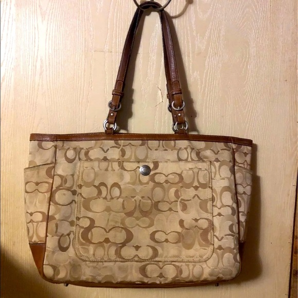 Coach signature baby bag tote - Picture 1 of 11
